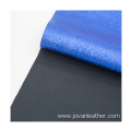 Laminated embossing PU shoe leather for sandal